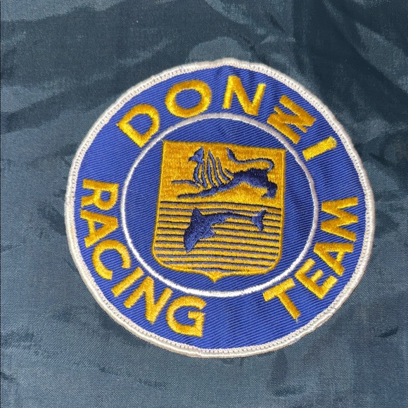 Donzi racing team vintage 60s 70s talon zipper jacket mechanic medium - Picture 8 of 9